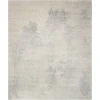Nourison Silk Shadows Ivory Silver SHA14 9ft. 9in. x 13ft. 9in. Rect. Rug