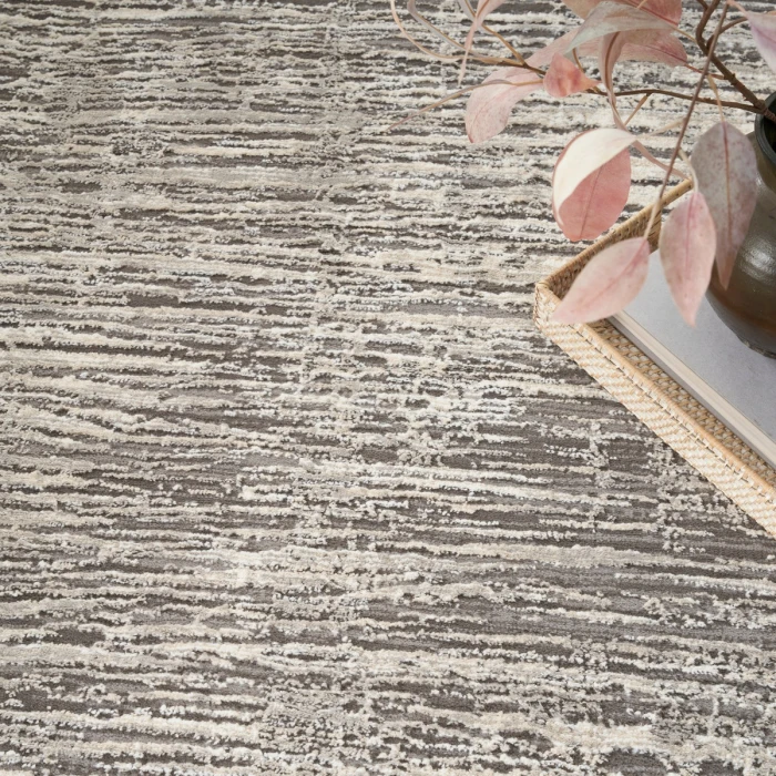 Nourison Sustainable Trends Ivory Grey SUT01 6 ft. X 9 ft. Rect. Rug