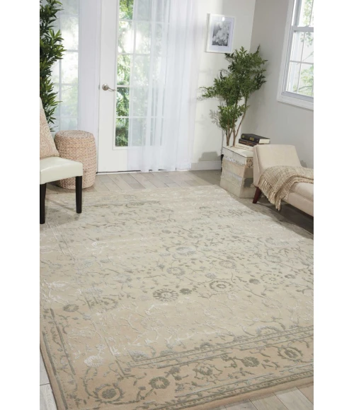 Nourison Home Opaline Beige OPA11 5ft.6in. x 7ft.5in. Rect. Rug