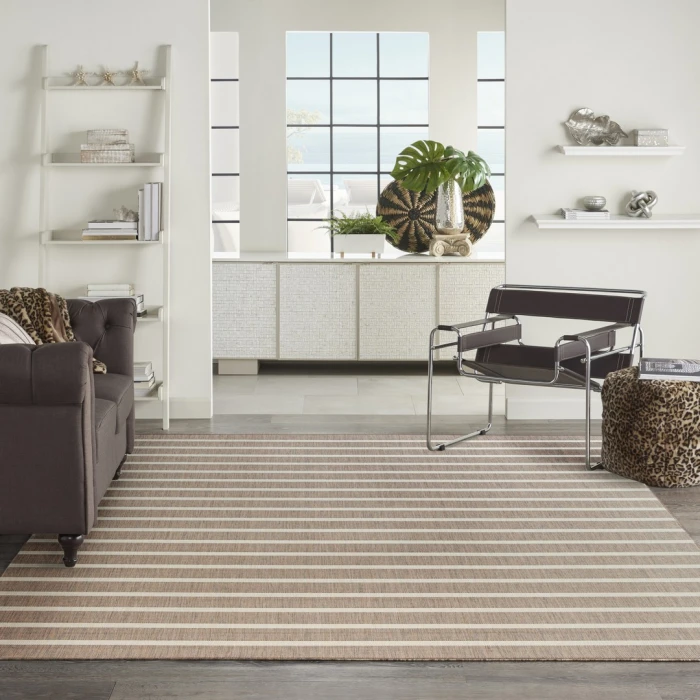 Nourison Positano Jute Ivory POS03 12ft. x 15ft. Rect. Rug