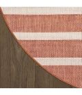Nourison Positano Terracotta Ivory POS03 12ft. Round Rug