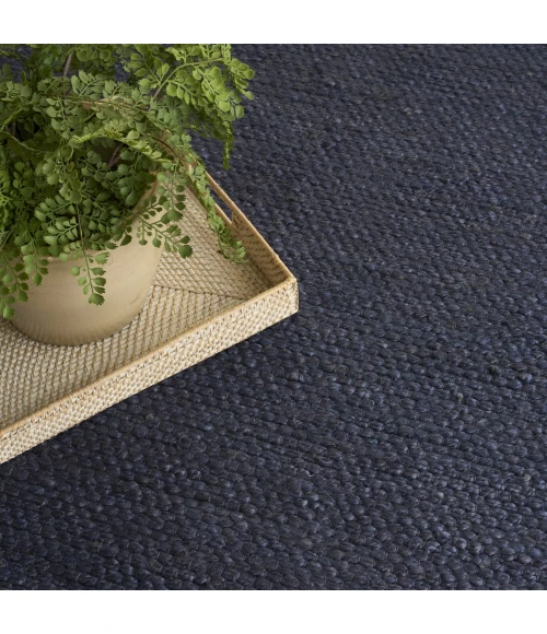 Nourison Home Natural Jute Blue NJT01 9ft. x 12ft. Rect. Rug