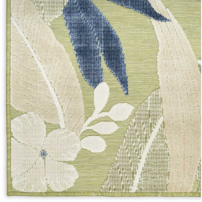 Nourison Home Suncoast Green SNC01 2ft. x 6ft. Rect. Rug