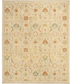 Nourison Home Antique Bloom Tan ANB02 5ft.6in. x 8ft.6in. Rect. Rug