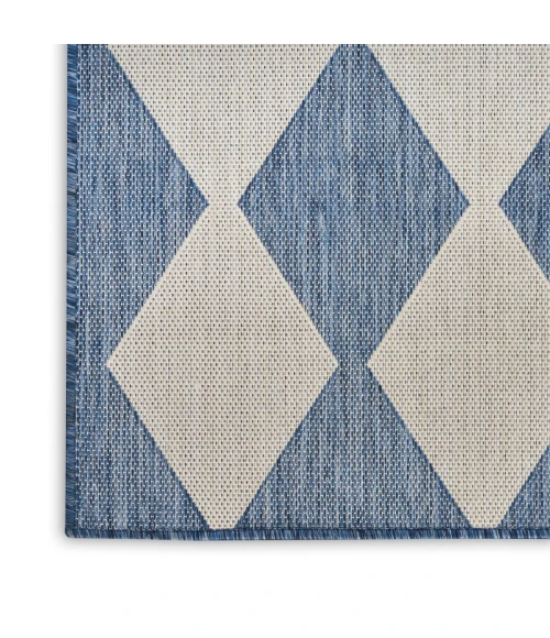 Nourison Positano Navy Blue POS04 2 ft. X 6 ft. Rect. Rug