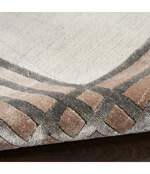 Nourison Desire Area Rug DSR01 Ivory/Silver