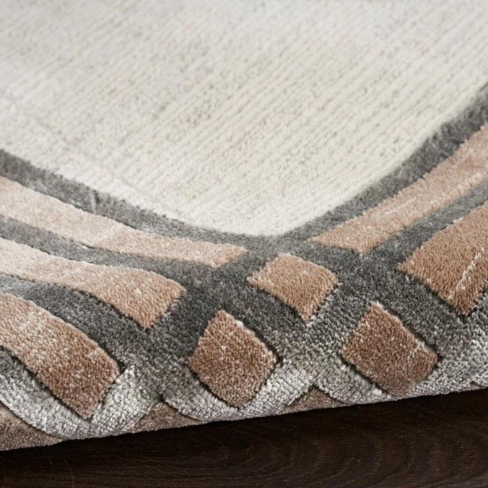 Nourison Desire Area Rug DSR01 Ivory/Silver