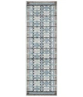 Nourison Nordic Blue NRC06 2 ft. X 6 ft. Rect. Rug