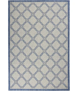 Nourison Home Country Side Blue CTR02 6ft. x 9ft. Rect. Rug