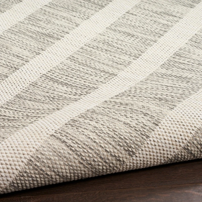 Nourison Positano Grey Ivory POS03 4 ft. X 6 ft. Rect. Rug