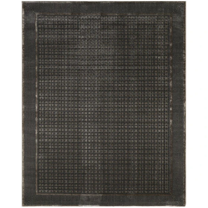 Nourison Home Nordic Black Taupe NRC03 8 ft. X 10 ft. Rectangle Rug