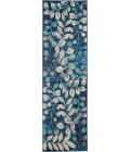 Nourison Tranquil Runner Area Rug TRA03-Navy