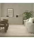 Calvin Klein CK082 Ridge Beige RDG01 7ft.9in. x 9ft.9in. Rect. Rug