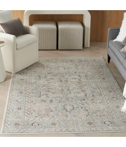 Nourison Home Oushak Home OUS02 Light Grey 6 ft. X 9 ft. Area Rug