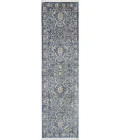 Nourison Home Lustrous Weave Blue LUW03 2ft.2in. x 7ft.6in. Rect. Rug
