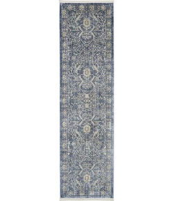 Nourison Home Lustrous Weave Blue LUW03 2ft.2in. x 7ft.6in. Rect. Rug