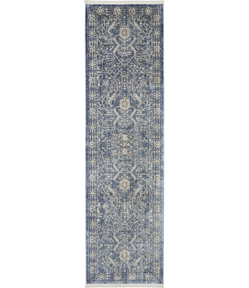Nourison Home Lustrous Weave Blue LUW03 2ft.2in. x 7ft.6in. Rect. Rug