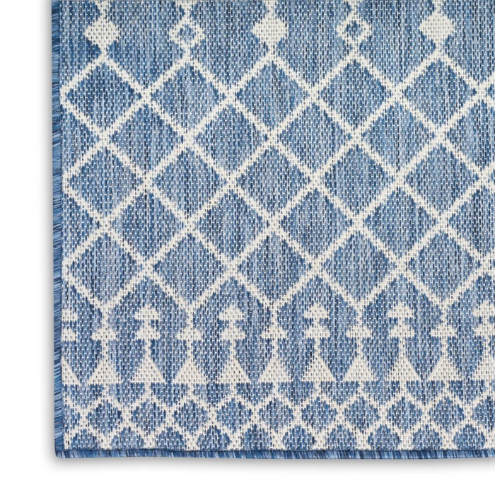 Nourison Positano Navy Blue POS02 8 ft. X 10 ft. Rect. Rug