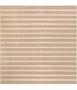Nourison Positano Beige Ivory POS03 8ft. Square Rug
