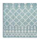 Nourison Positano Aqua POS02 2 ft. 2 in. X 12 ft. Rect. Rug