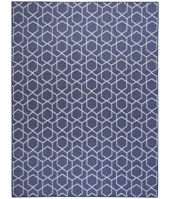 Nourison Home Horizon Indoor/Outdoor HOZ01 Navy 10 ft. X 14 ft. Area Rug