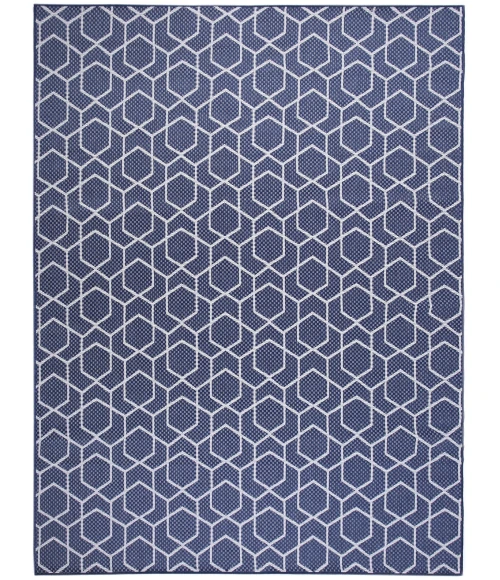 Nourison Horizon Indoor/Outdoor Navy HOZ01 10 ft. X 14 ft. Rect. Rug