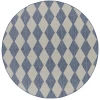 Nourison Home Positano POS04 Navy Blue 8 ft. Round Area Rug