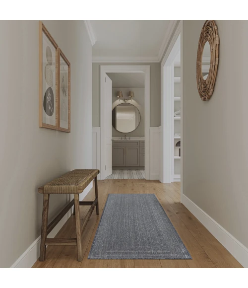 Nourison Home Tulum Blue TLM04 2ft. x 6ft. Rect. Rug