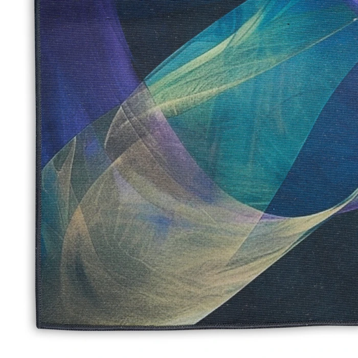 Nourison Nourison Washables Blue Multicolor NWB16 8 ft. X 10 ft. Rect. Rug
