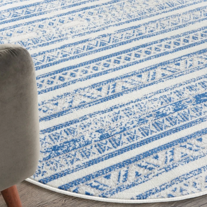 Nourison Whimsicle Area Rug WHS16-Ivory Blue