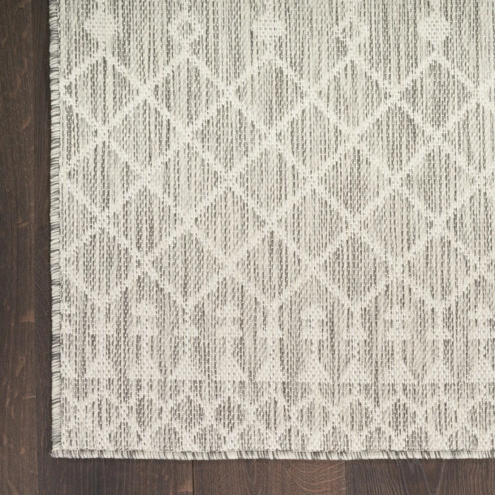 Nourison Positano Light Grey POS02 10ft. x 14ft. Rect. Rug