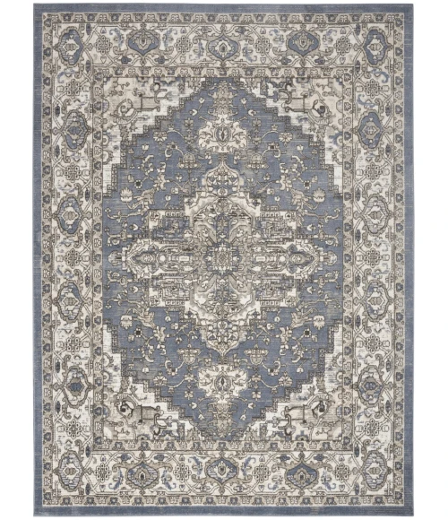 Nourison Quarry Blue QUA05 7 ft. X 10 ft. Rect. Rug