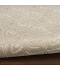 Nourison Washable Charm Silver Ivory WCH03 4 ft. X 6 ft. Rect. Rug