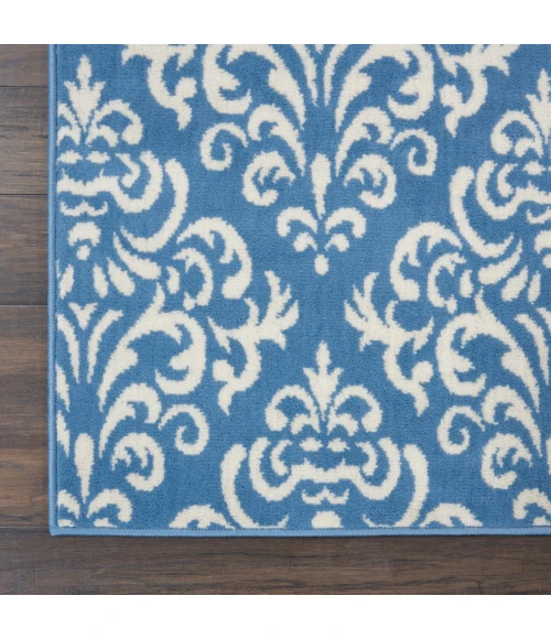 Nourison Grafix Blue GRF06 3ft.9in. x 5ft.9in. Rect. Rug