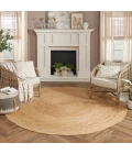 Nourison Natural Jute Natural NJT03 8 ft. X Round Rug