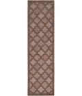Nourison Easy Care Brown NES01 2 ft. 2 in. X 14 Rect. Rug