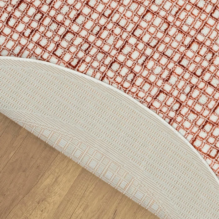 Nourison Nordic Brick Ivory NRC03 5ft. x Round Round Rug