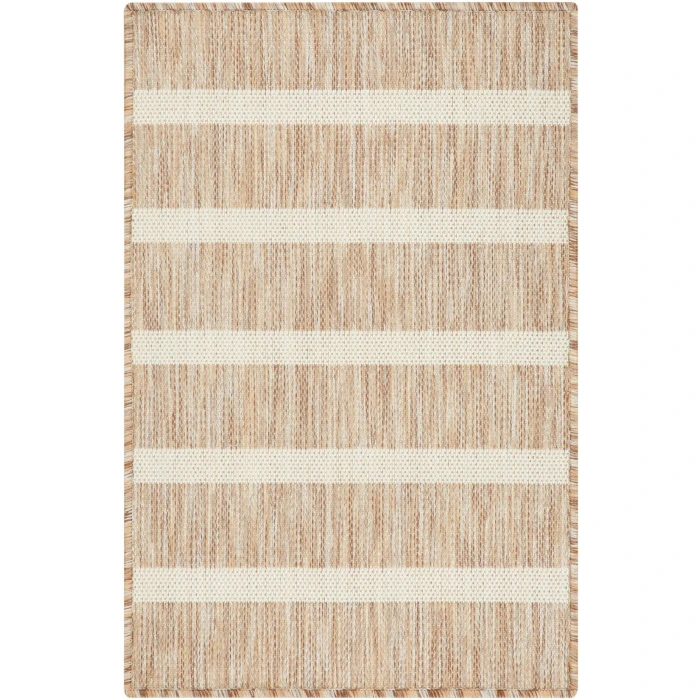Nourison Positano Beige Ivory POS03 3ft. x 5ft. Rect. Rug