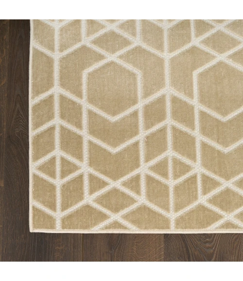 Nourison Home Washable Charm Beige WCH01 2ft. x 3ft. Rect. Rug