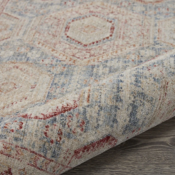 Nourison Home Homestead Blue HMS01 2ft.7in. x 10ft. Rect. Rug