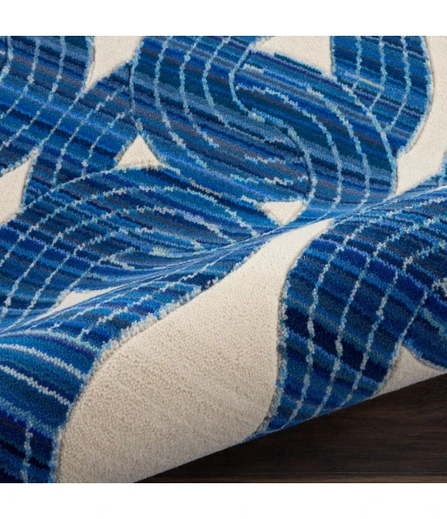 Barclay Butera Butera Collection Blue BB201 7ft.9in. x 9ft.9in. Rect. Rug