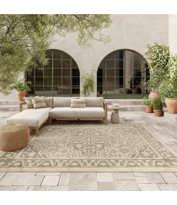 Nourison Home Tulum TLM05 Taupe Olive 8 ft. X 10 ft. Area Rug