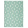 Nourison Home & Garden RS087 Aqua 7 ft. 9 in. X 10 ft. 10 in. Area Rug