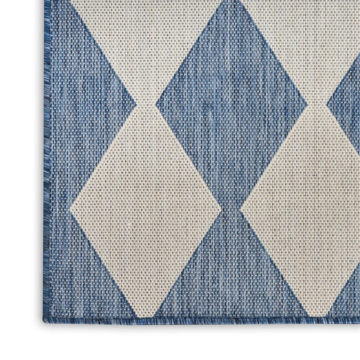 Nourison Positano Navy Blue POS04 4 ft. X 6 ft. Rect. Rug