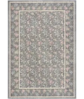 Nourison Home Botanical Washables Grey BOT03 5ft. x 7ft. Rect. Rug