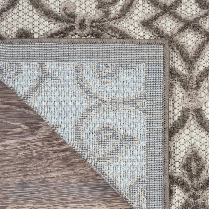 Nourison Aloha Area Rug ALH21-Grey/Charcoal