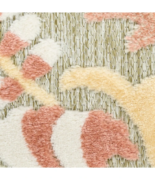 Nourison Aloha Sage Rose ALH17 5 ft. 3 in. X 7 ft. 5 in. Rect. Rug