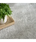 Nourison Dekor Grey DEK04 5 ft. 3 in. X 7 ft. Rect. Rug
