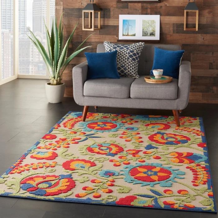 Nourison Aloha Area Rug ALH17-Multicolor