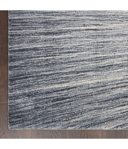 kathy ireland Home Moroccan Celebration Area Rug KI389-Blue/Grey
